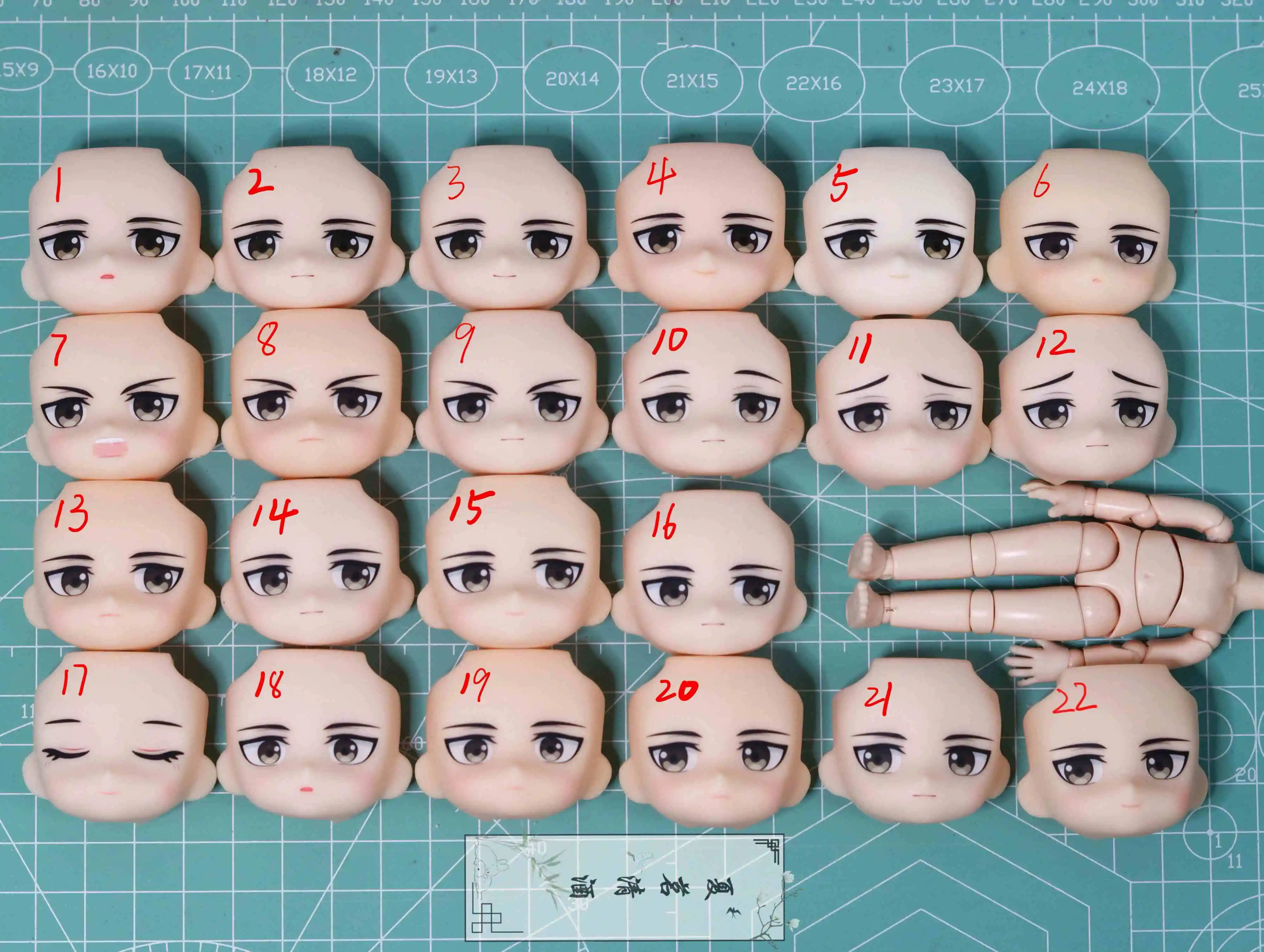 Фото Grandmaster Of Demonic MDZS Wei Wuxian Lan Wangji ручной работы OB11 Face Shell GSC BJD Кукла Аксессуары Реквизит Аниме Фигурка Игрушка Дети №4
