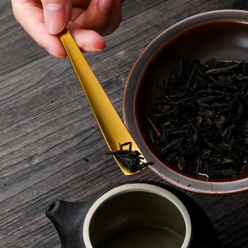 

Coffee Scoops Small Stainless Steel Creative Flat Bottom Spoon Tea Spoon Coffee Spoon