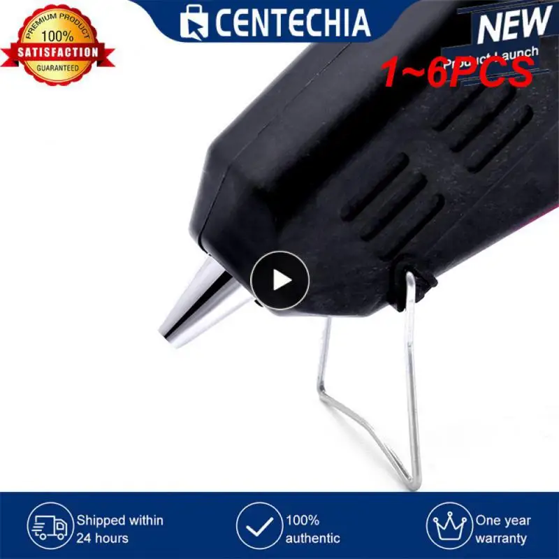 

1 ~ 6 шт. горячий клеевой пистолет, мини промышленный силиконовый пистолет, высокотемпературный нагреватель, инструмент для ремонта палочек 7 мм, инструмент для ремесла и ремонта