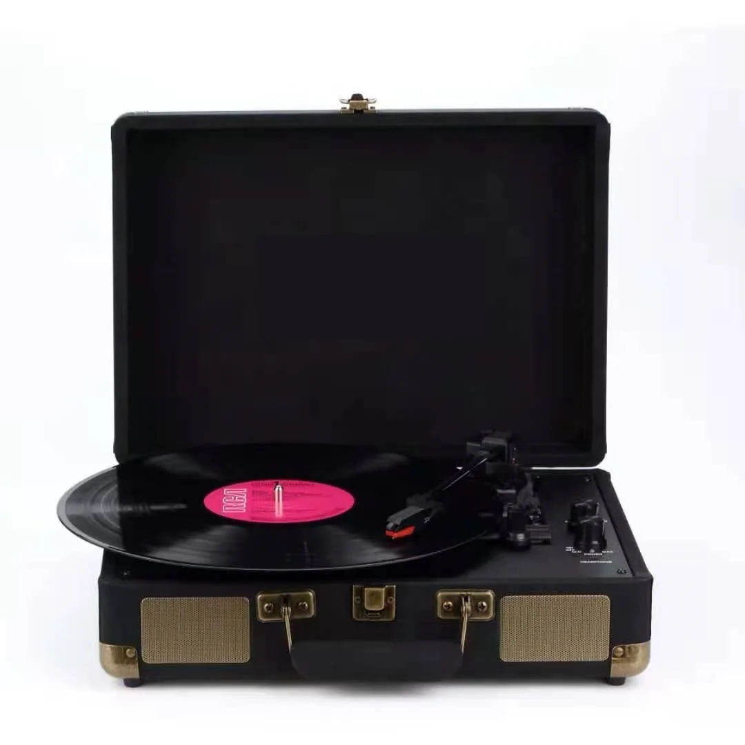 

2022. Turntable Record Player LP Disc BT Gramophone Phonograph