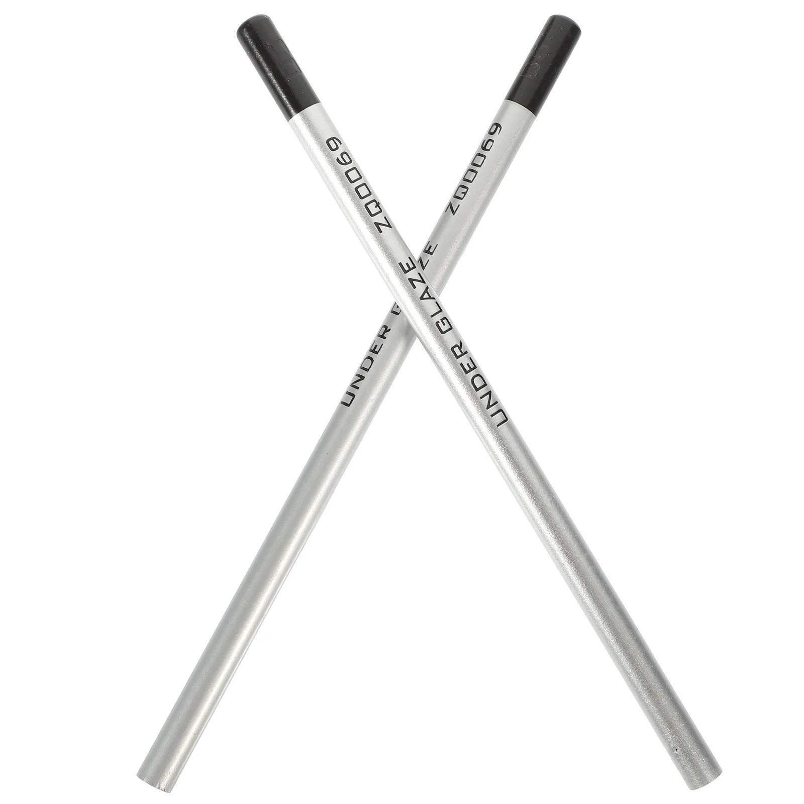 

2 шт., декоративные черные ручки с ручной росписью