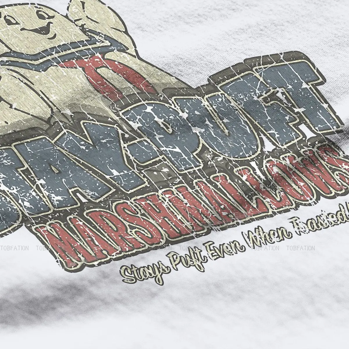 Футболка женская с зефирами Stay Puft 1984 винтажная |