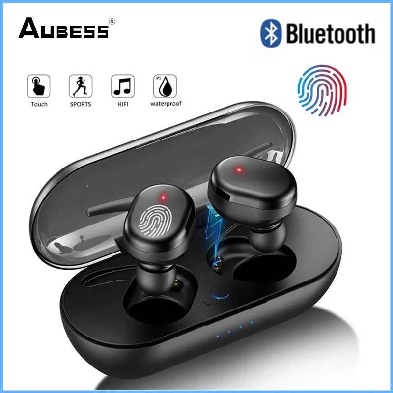 

Спортивные беспроводные Bluetooth-наушники, водонепроницаемые наушники с крючком, Bluetooth-наушники, Hi-Fi стерео музыкальные наушники для телефона