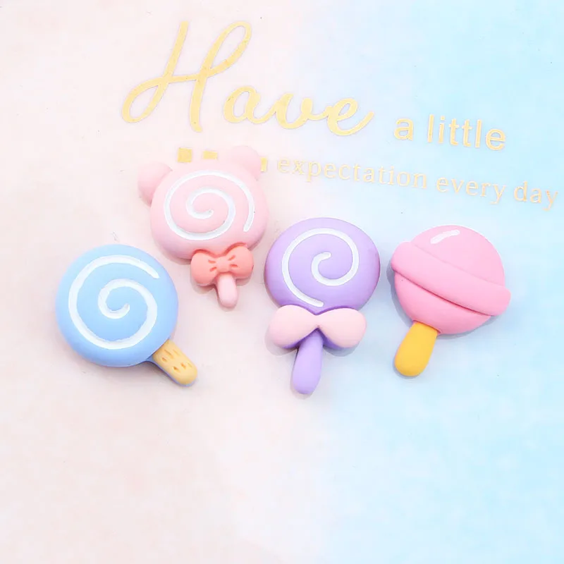 10 шт. новые милые мини-Мультяшные леденцы из смолы |