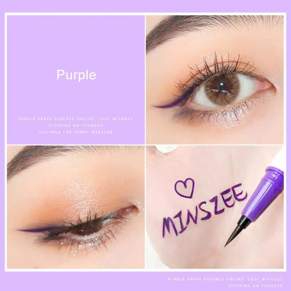 

Colored Eyeliner Safe Waterproof Non-fading Shining Eye Makeup Eyeliner for Daily Makeup Liquid Eyeliner Eye Liner Pen