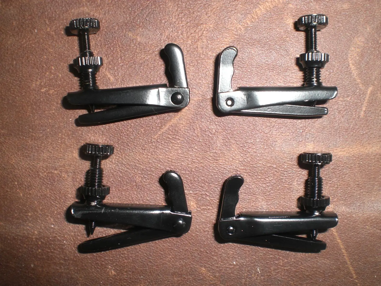 

Violin Fine Tuners Full Black Color String Adjusters 3/4 to 4/4 Size
