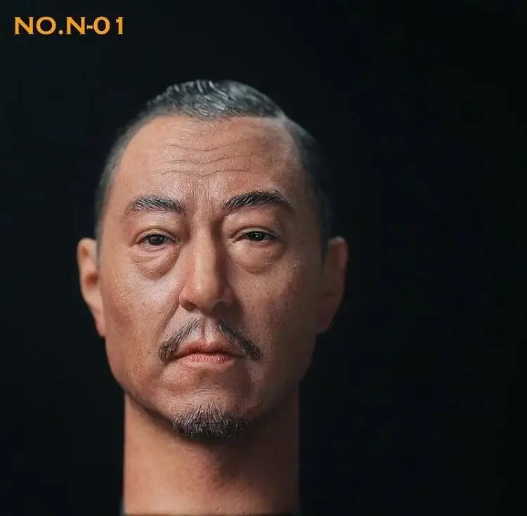 

Asian 1/6 Scale Chinese Male Soldier Head Sculpt model Kwok Kuen Chan for 12inch action figure toys