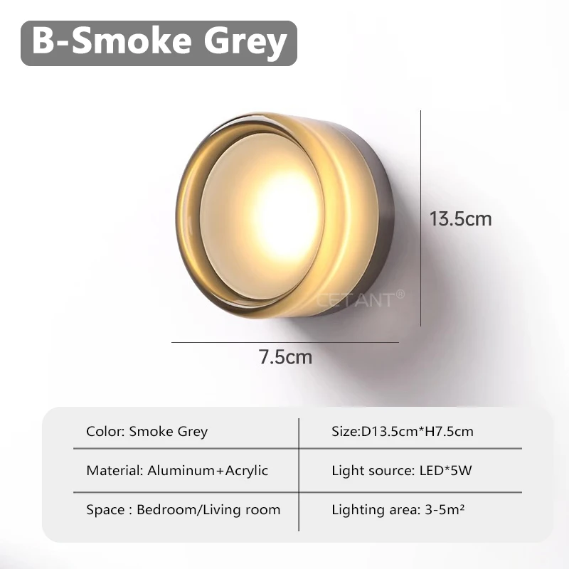 

CETANT LED настенный светильник белый