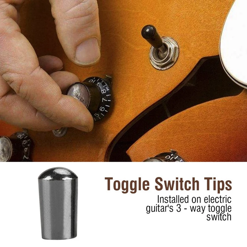 

6 шт., тройной переключатель для электрогитары, медная Крышка для электрогитары Lp Epi-3 шт. серебристого цвета и 3 шт. черного цвета
