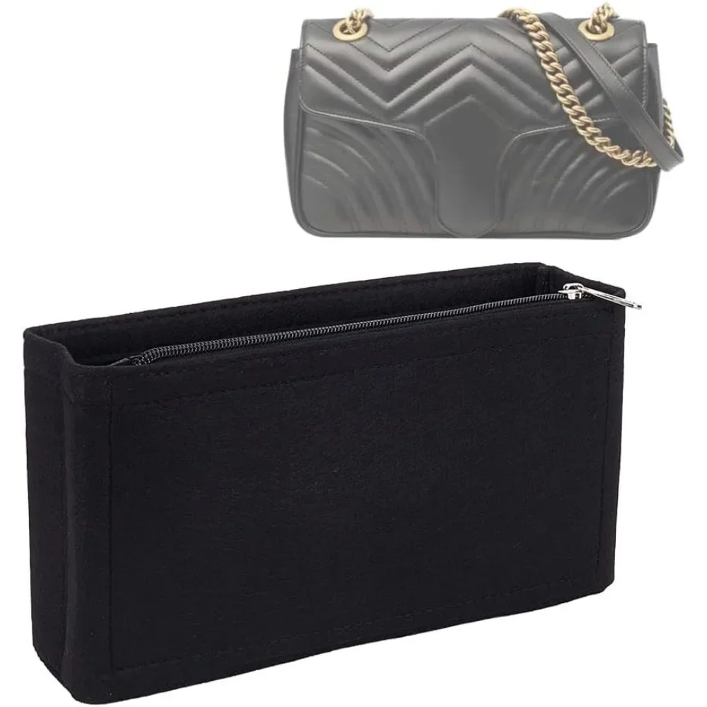 Фетровый органайзер-вставка для кошелька вставка-органайзер сумки через плечо GG