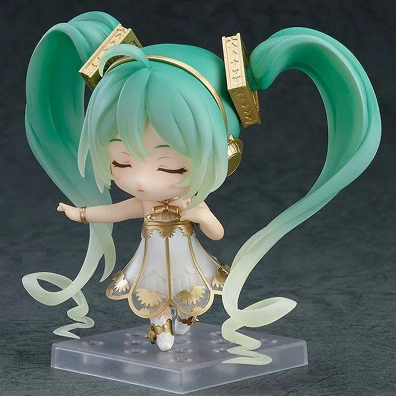 

Nendoroid Vocaloid Hatsune Miku 10cmFigure Symphony 5Th Anniversary Anime Action Figure Toy Kawaii Model Collection Child Gifts