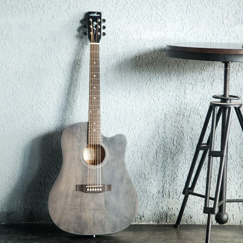 

Jazz Quality Acoustic Guitar Neck 21 Fret Musicman Country six-string guitar Guitar Left-handed Violao Acustico acoustic guitar