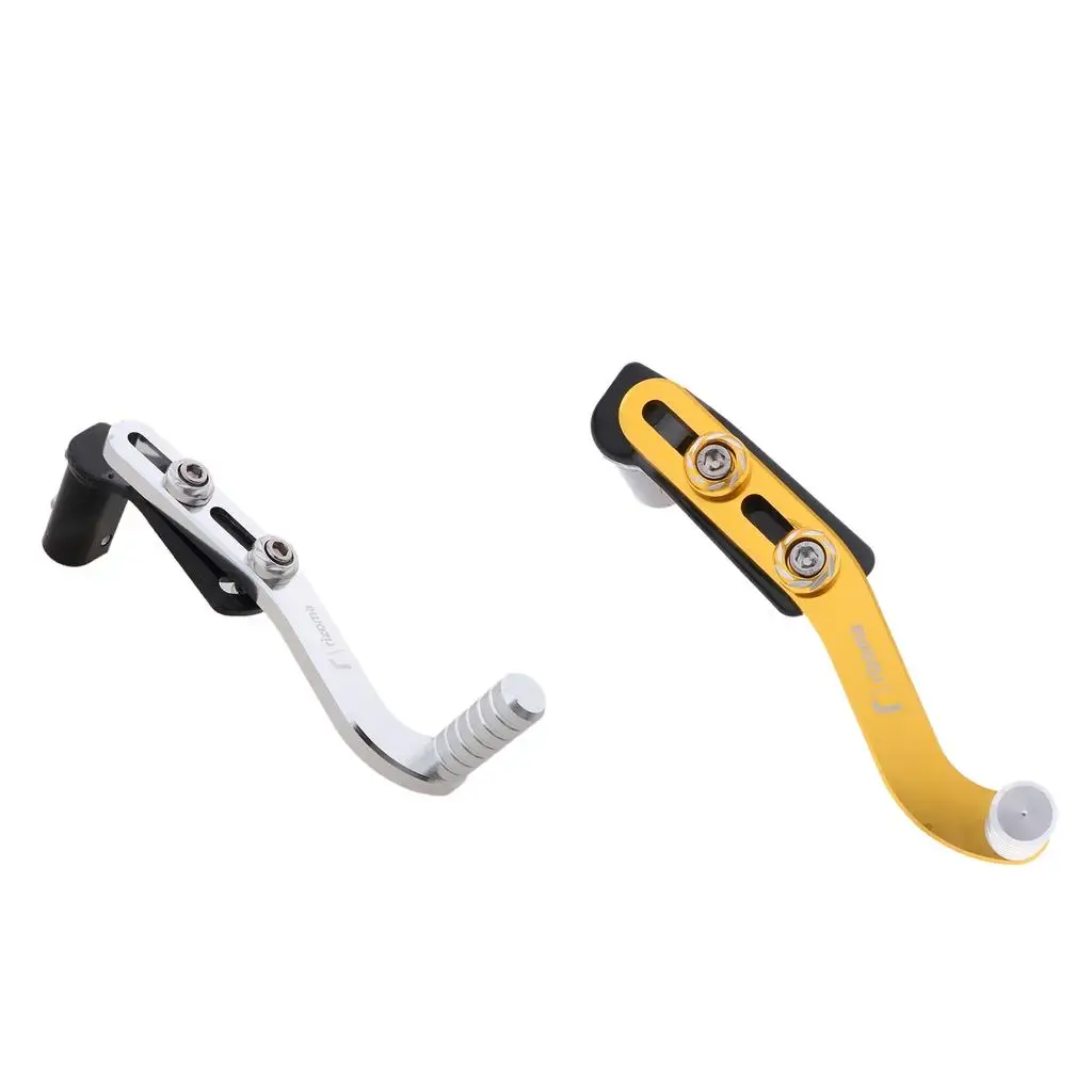 

Aluminium CNC Folding Gear Shifter Shift Lever For Motorcross Golden+Silver