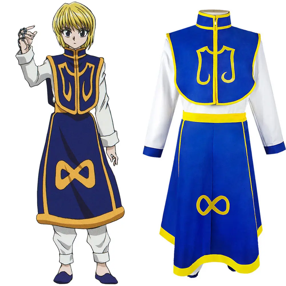 

Hunter Cos Hunter Kurapika Cosplay Costume Outfits Halloween Carnival Suit