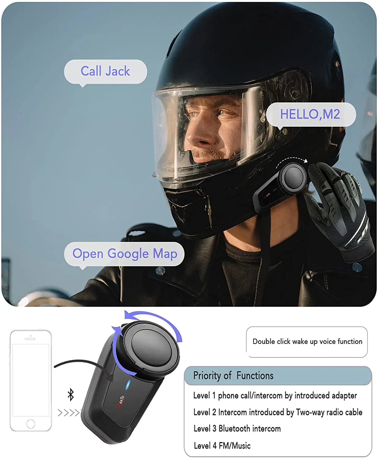 Лидер продаж Мотоциклетные аксессуары M1 шлем Беспроводная Bluetooth-гарнитура