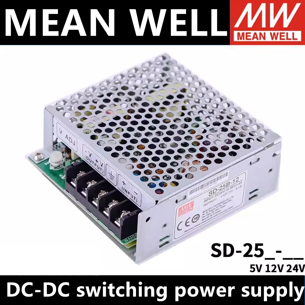 

Taiwan MEAN WELL SD-25 SD-25A-5 SD-25A-12 SD-25A-24 SD-25B-5 SD-25B-12 SD-25B-24 SD-25C-5 SD-25C-12 SD-25C-24 MEANWELL SD 25 25W