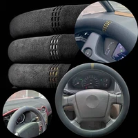 steering wheel cover 38cm for toyota c hr 2018 citroen c8 audi b5 ford tourneo vw t4 honda mazda 3 black cover for all seasons