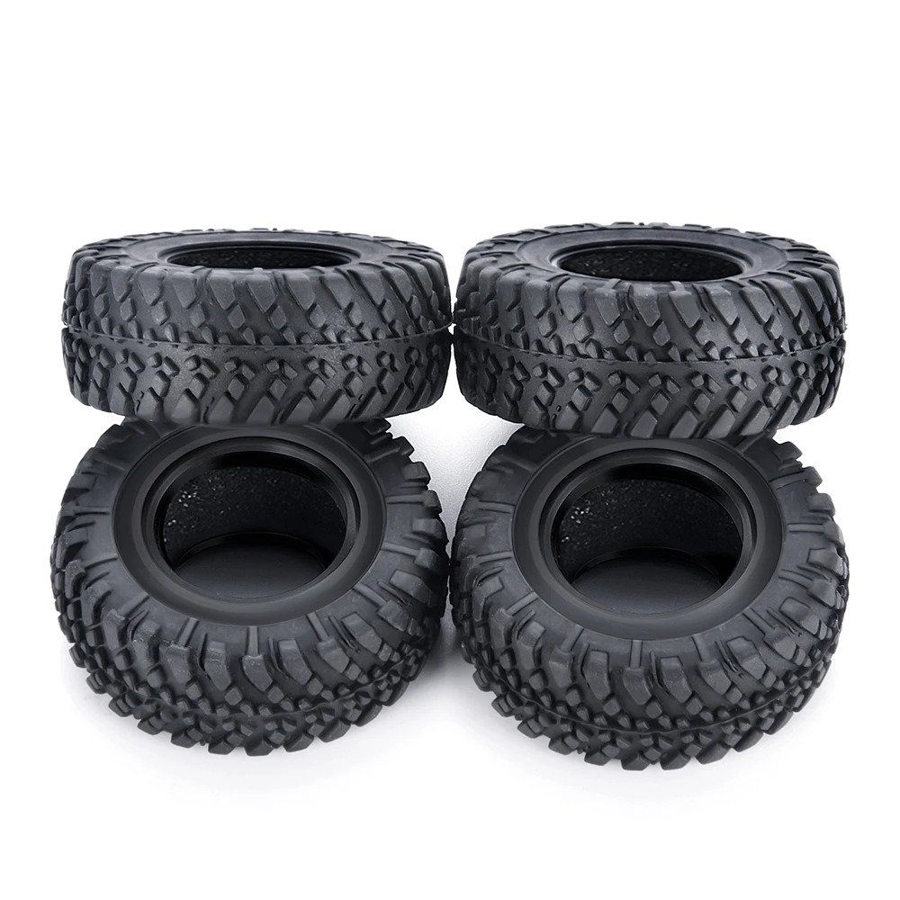 Фото AXSPEED 4 шт. Мягкие Резиновые Колесные шины 38x15 мм шины для 1/18 Kyosho MINI-Z 4x4 Jimny RC Гусеничный автомобиль обновленные детали №3