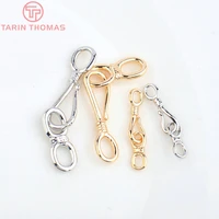 490910pcs 4 5x22mm 7 5x37mm 24k gold color brass charms bracelet connector high quality diy jewelry accessories wholesale