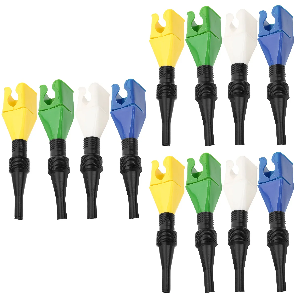 

15 Pcs Brake Fluid Plastic Plastic Funnels For Filling Bottles Transmission Hose Car Kit Radiator Fill Flex Funnels Filling