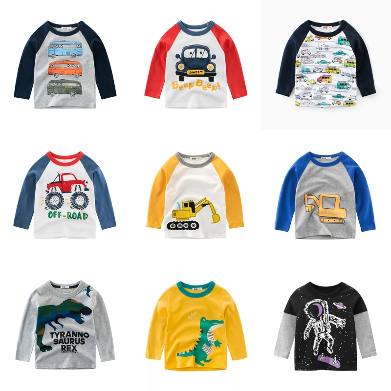 27 детская весенне-осенняя одежда для мальчиков рубашка с длинными рукавами