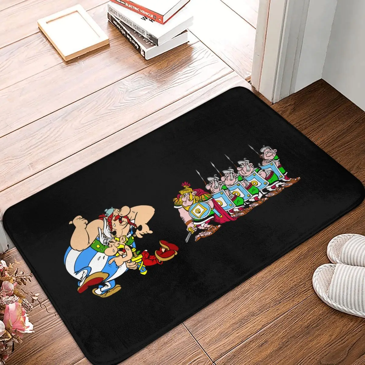 

Asterix Obelix Doormat Rug carpet Mat Footpad Bath mat Non-slip toilet Balcony Parlor durable Washable