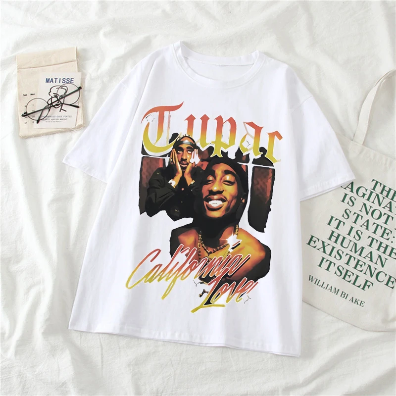 

Футболка мужская/детская с принтом рэпера, Модный хлопковый топ оверсайз в стиле хип-хоп, рубашка в стиле рок, на лето