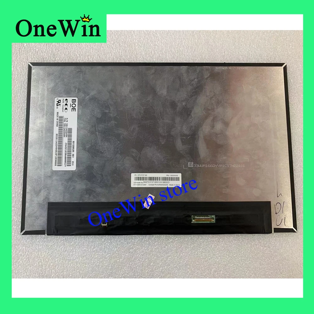 ЖК-экран IPS 13 3 дюйма х1200 для Lenovo X13 Gen 2 NV133WUM-N61 M133NW4J R3 B133UAN01.2 5D11A22504