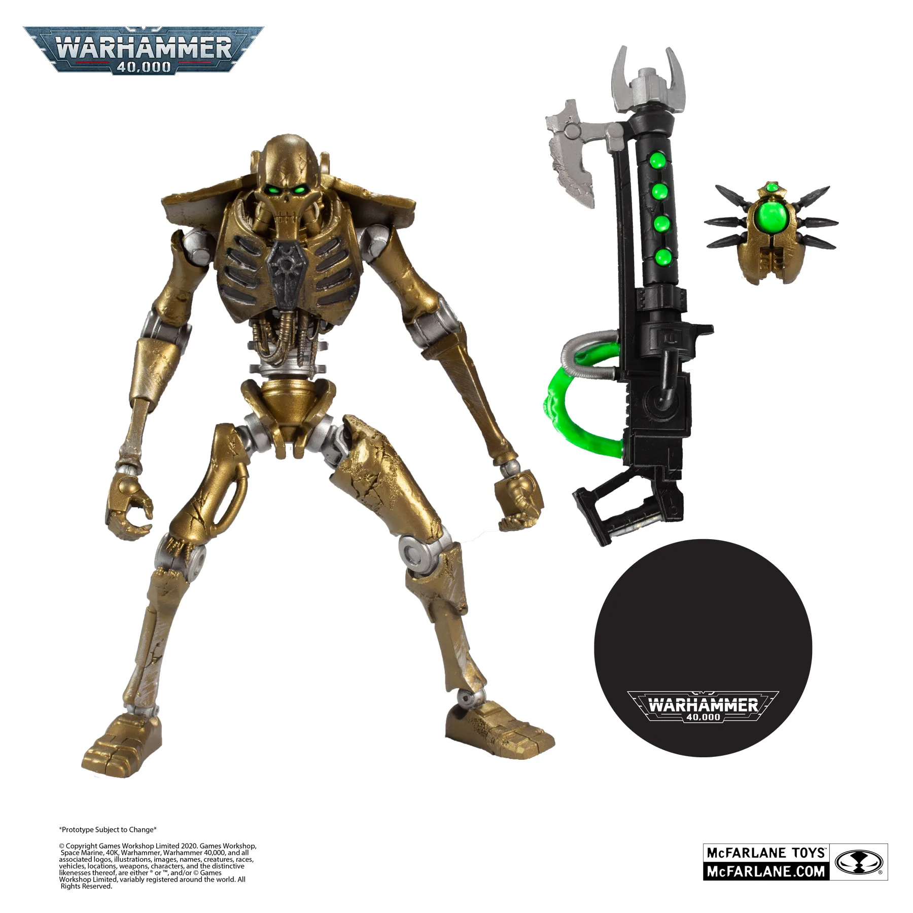 

Mcfarlane 1/10 Warhammer 40K Necrons Action Figure Free Shipping Hobby Collect Birthday Present Model Toys Anime Stok Gift