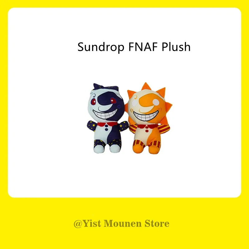 

25 см Sundrop FNAF плюшевые игрушки, милая мягкая набивная мультяшная игра ужасов, куклы для детей, подарок на день рождения, пасхальное украшение, ...