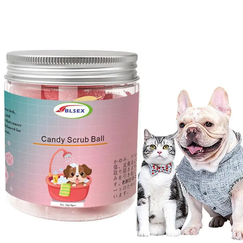 

Pet Bath Bombs Salts Ball Relaxation Spa Bath Fizzies For Dogs And Cats Moisturizing And Aromatherapy Grooming Supplies