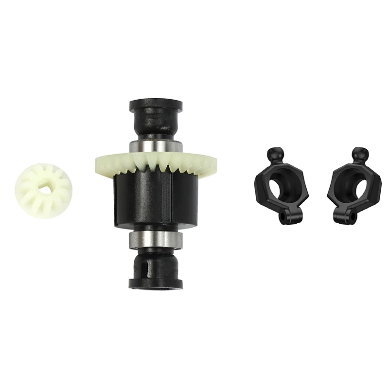 

RC Car Differential Assembly With 2Pcs Rear Wheel Seat Hub Carrier