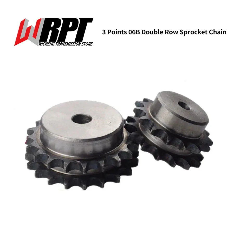 1/2 шт. двухрядные зубчатые шестерни 3 точки 06B