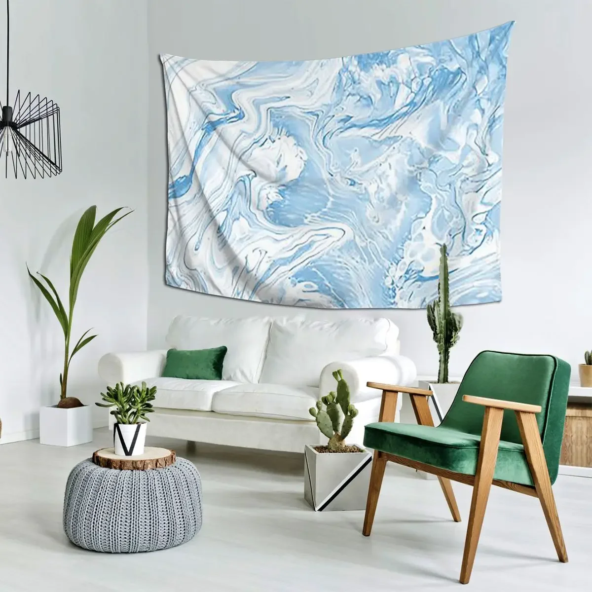 Настенная подвеска в виде пасмурного неба стиле хиппи домашний декор гобелены