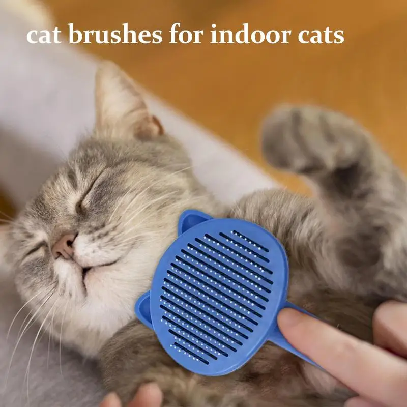 

Pet Hair Slicker Brush Cat Dog Grooming Comb One-Click Cleaning Hair Brush For Kitten Puppy Massage Cats Shedding