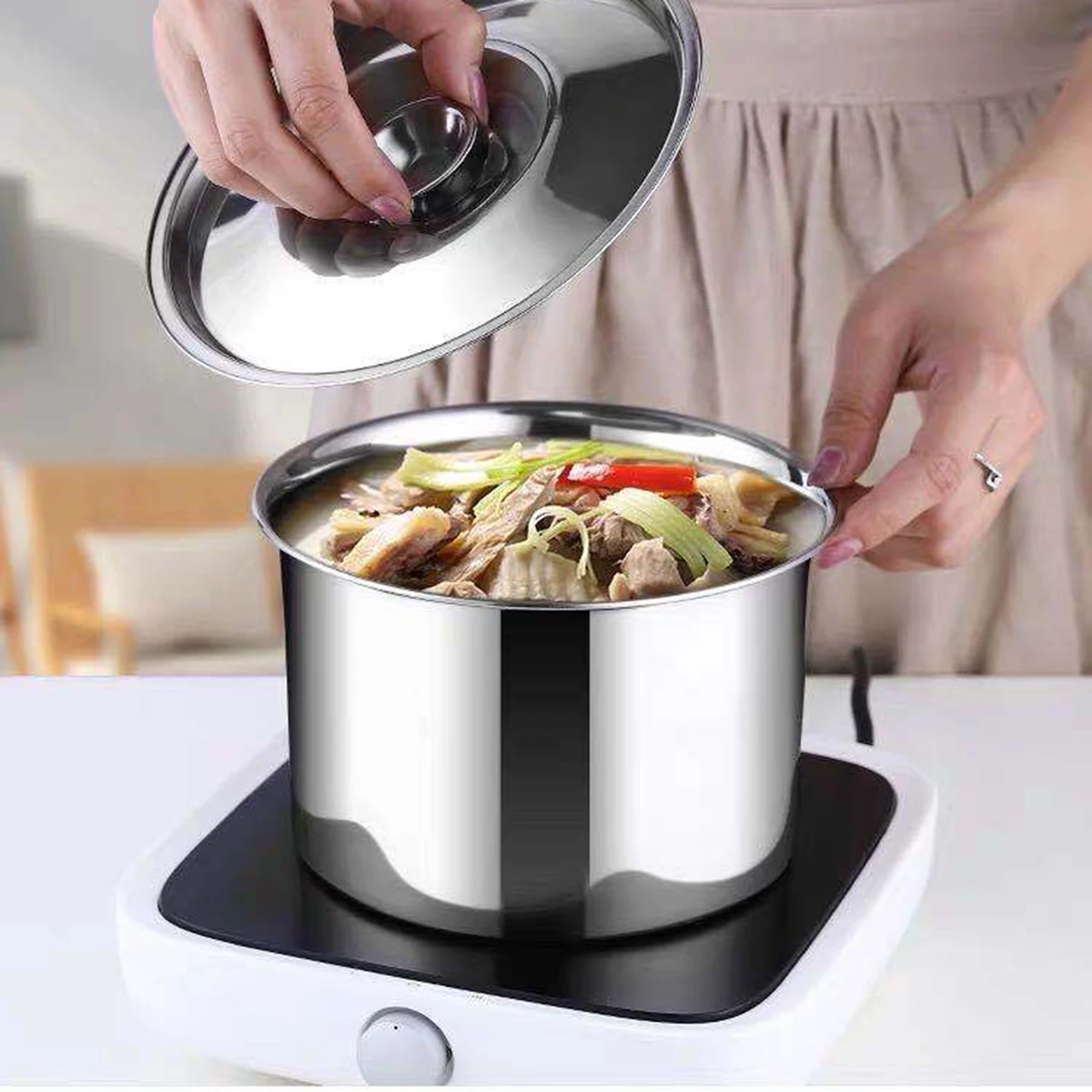 Банка для приправ из нержавеющей стали с крышкой кухни специальная банка варенье