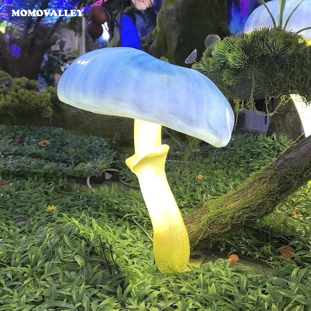 Декоративные светодиодные светильники Momovalley в виде гигантских мультяшных грибов для улицы, для рождественских украшений, парков, газонов и ландшафтного дизайна (art.: 3920da6d576b2) - 3920da6d576b2