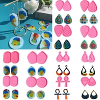 women face earrings epoxy resin mold keychain pendant silicone mould jewelry necklace casting mold jewelry making crafts