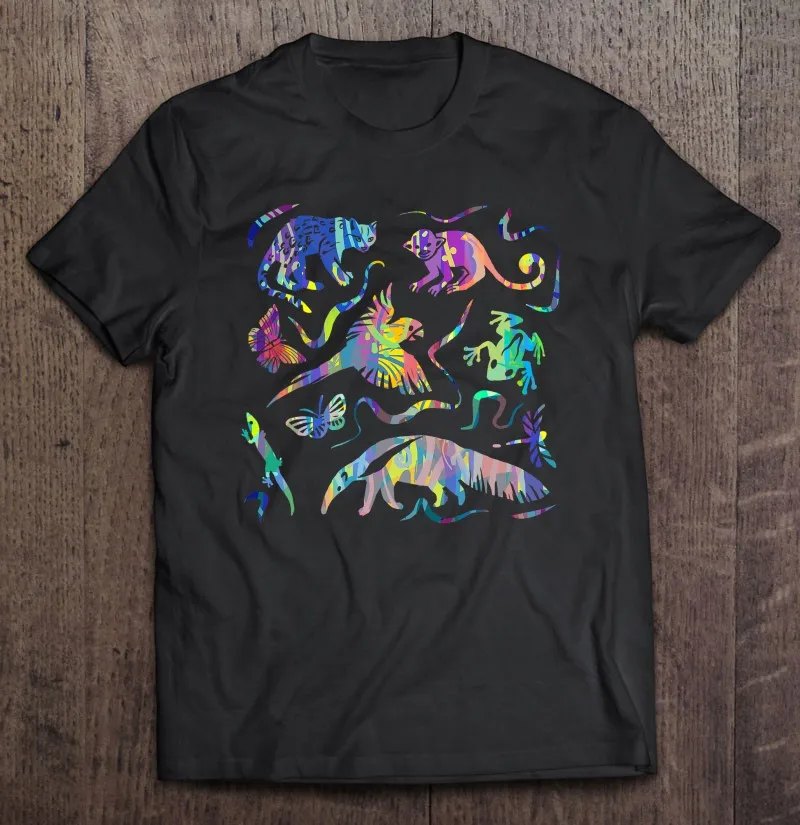 

Rainforest Animals And Jungle Wildlife Of South America Art T Shirt Essential Anime T Shirts Graphic T Shirts Shirts Summer