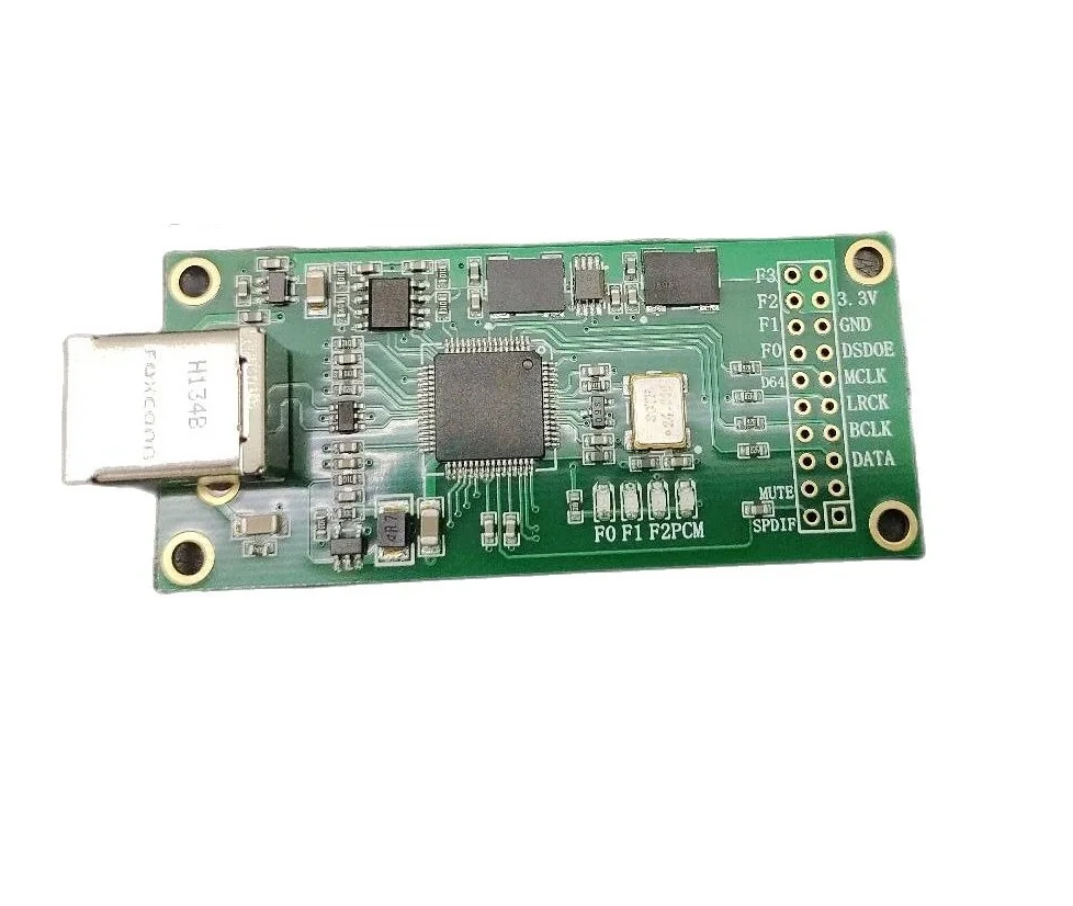 Módulo de Subplaca Digital Xu208 Xmos Módulo de Placa de Áudio Digital Usb u8 Atualizado Tampas p/ interruptor