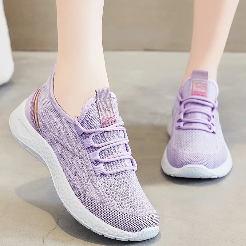 

Туфли женские льняные с бантом, дышащие лоферы, без застежки, плоская подошва, с вырезами, Нескользящие, летняя обувь