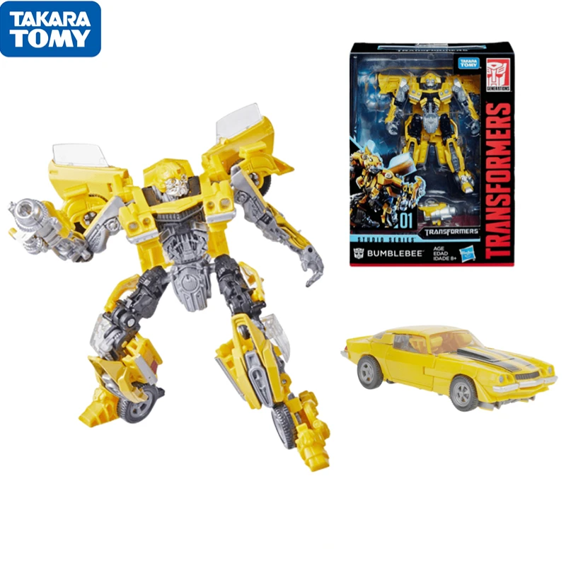 

В наличии TAKARA TOMY Transformer Studio Series SS01 Bumblebee 14 см усиленная оригинальная экшн-фигурка, коллекция игрушек в подарок