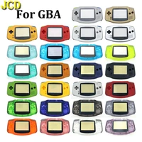 jcd full housing shell for gba console hard housing cover shell case with screen lens replacement