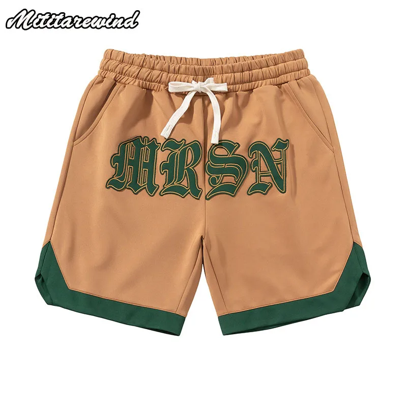 

High Street Streetwear Casual Loose Baggy Cotton Couple Clothing Shorts Hip Hop Summer Soft Gym Sport Embroidery Men's Pants
