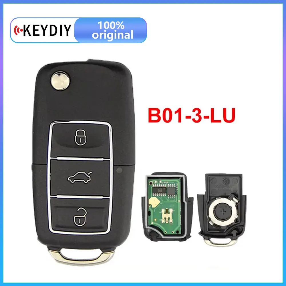 XRNKEY 1 шт. KEYDIY KD B01 3 кнопки роскошный черный пульт дистанционного управления
