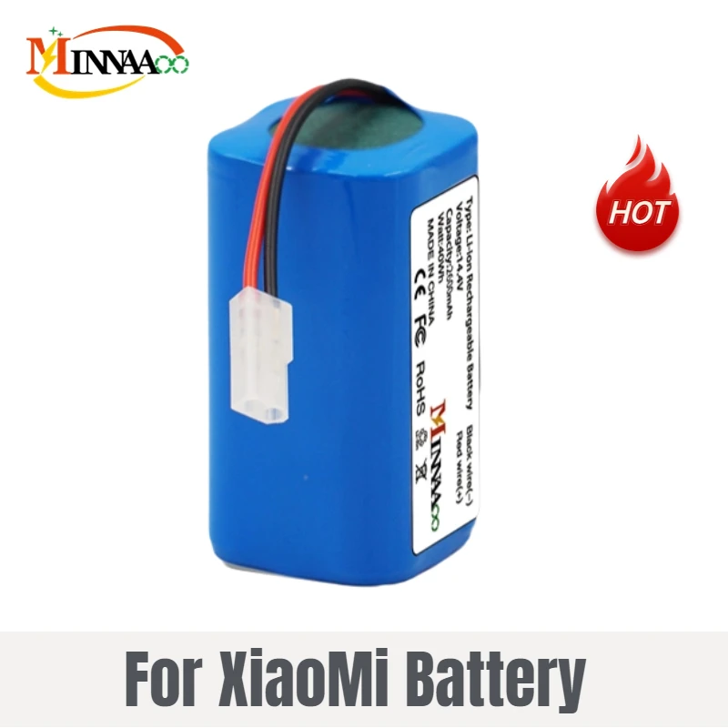 

New 14.8V 3500mAh Li-ion Battery Pack,For XIAOMI MIJIA Mi Robot Vacuum-Mop Essential G1 MJSTG1, SKV4136GL H18650CH R30 R35