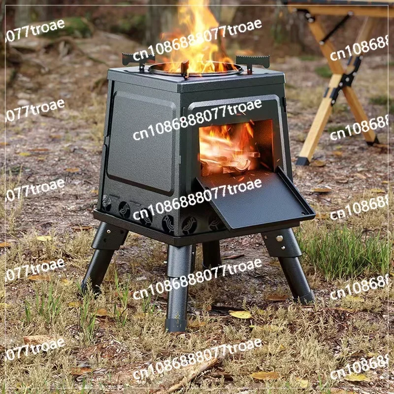 Портативная Складная горелка для кемпинга из нержавеющей стали