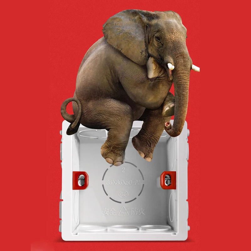 

Электрическая Монтажная коробка, скрытая внутренняя Монтажная коробка типа 86, белая, красная, синяя, двойная