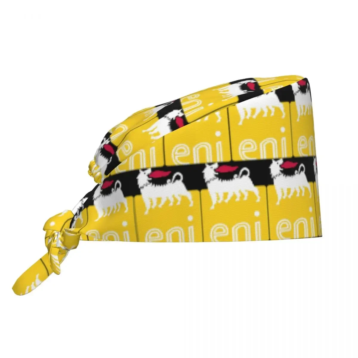 Фото Медицинская шапочка Agips Eni Racing Car Oil Scrub Hat, унисекс, регулируемая, для врачей, стоматологов и медперсонала №1