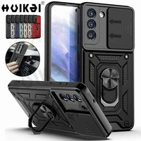 slide camera lens case for samsung galaxy s21 ultra s22 plus note 20 ultra s20 fe a53 a73 a71 military grade bumpers armor cover